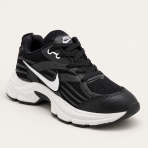 کفش اسپرت زنانه نایکی (Nike) مدل لژدار | رنگ مشکی‌سفید (کلاسیک)